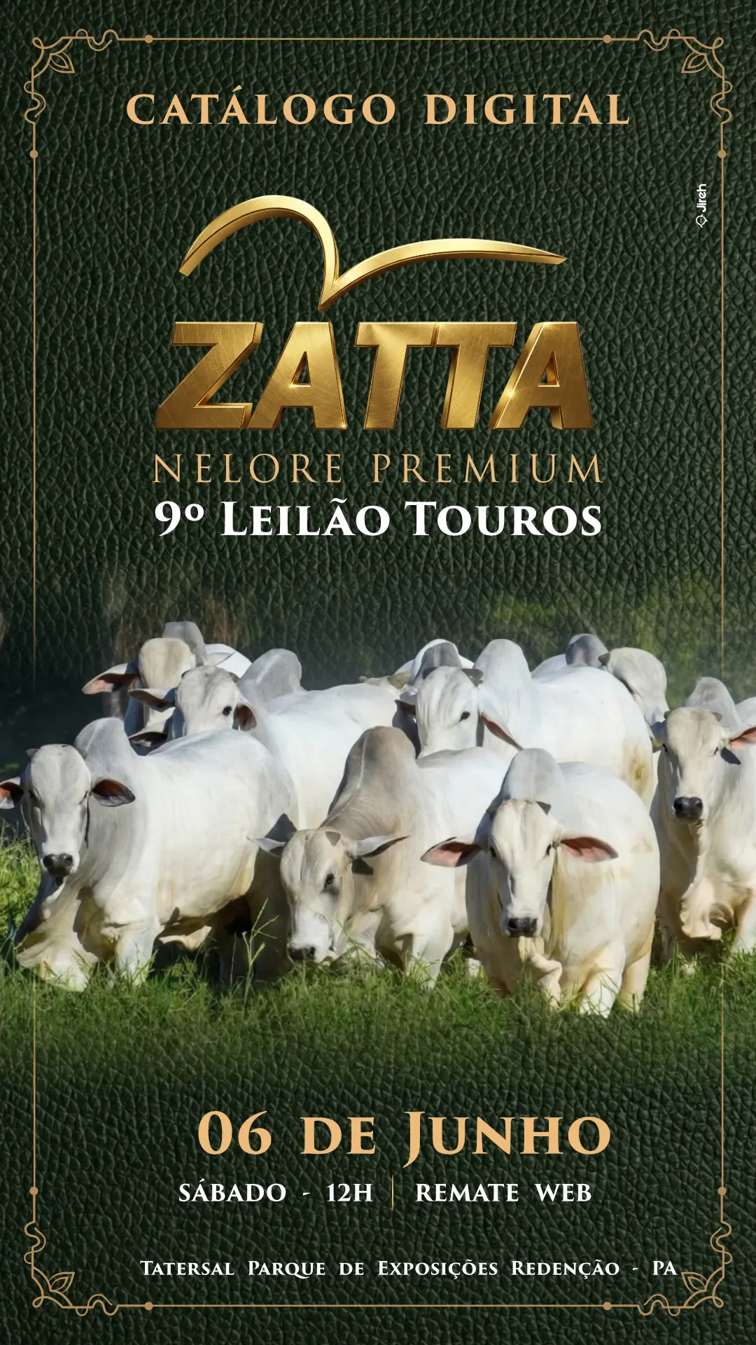 Capa do catálogo Zatta Nelore Premium